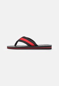 VINTAGE BOLT UNISEX - Sandálias em T - black/red