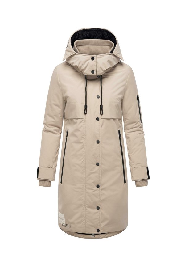 Wintermantel - light taupe