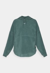 ONE HOODIE POLAR - Felpa con cappuccio - vintage green/white