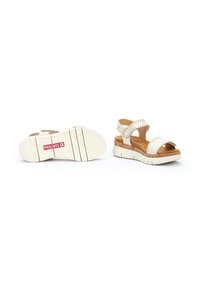 Pikolinos PALMA - Sandalias de cuña - white