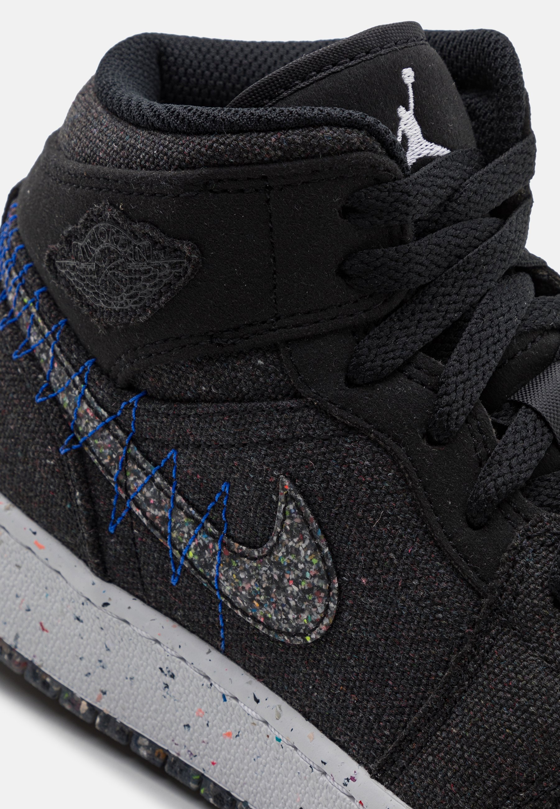 Jordan AIR 1 MID SE UNISEX - Krepšinio batai - black/multicolor/racer  blue/white/juoda - Zalando.lt