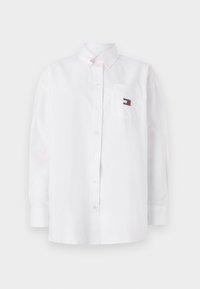 OVERSIZE BADGE SHIRT - Button-down blouse - ecru