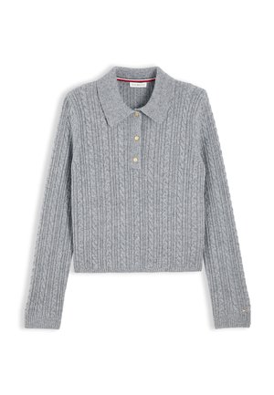Tommy Hilfiger, CABLE REGULAR FIT - Trui - medium grey heather