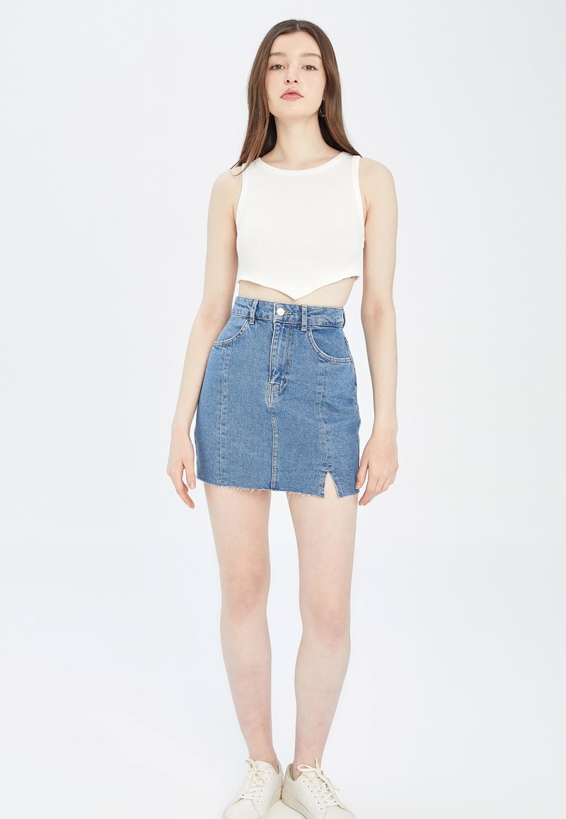 Damen Jeansröcke | DeFacto SLIM FITJeansrockblue/blue denim - BB79374 Damen Jeansröcke | DeFacto SLIM FITJeansrockblue/blue denim - BB79374