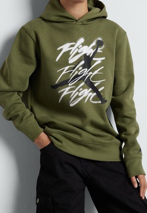 FLIGHT SPRAY - Sweat à capuche - olive