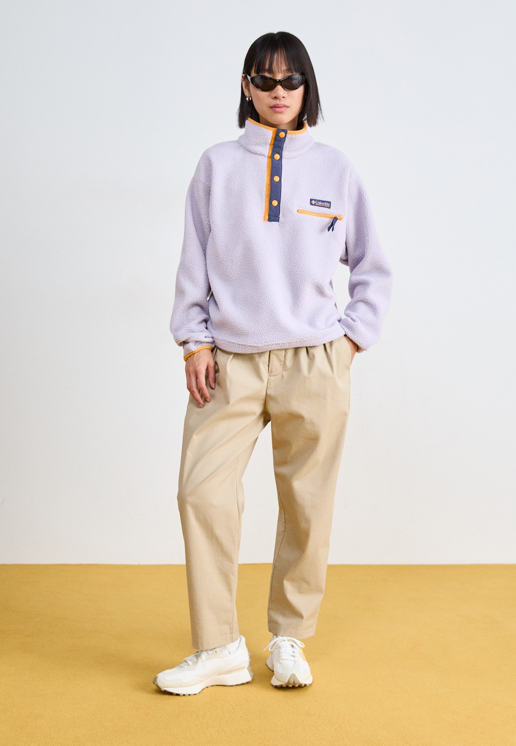 Columbia HELVETIA™ II CROPPED HALF SNAP - Fleece jumper - lavender