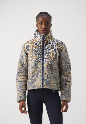 adidas Sportswear FARM RIO PADDED - Winter jacket - crystal sand/bronze strata/night indigo