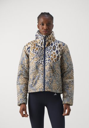 adidas Sportswear FARM PADDED JACKET - Žieminė striukė - crystal sand/bronze strata/night indigo