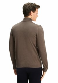 FALKE BASIC ROLL NECK - Strickpullover - bormio mel