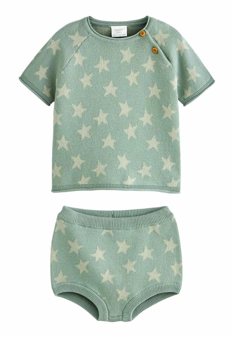 Next SET  - REGULAR FIT - T-shirts print - sage green