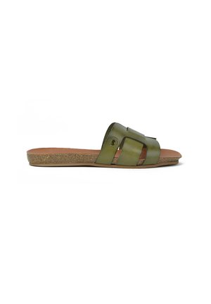 Sandalias planas - kaki
