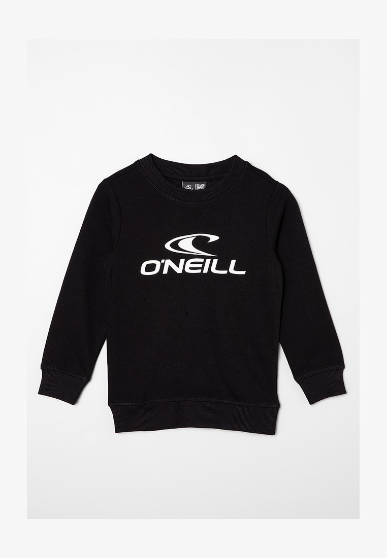 Sudadera negra de manga larga, cuello redondo, con puños y dobladillo acanalados. Presenta un gran logo blanco "O’NEILL" en el frente. Material de mezcla de algodón.