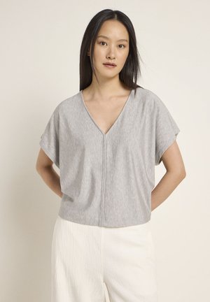Blouse - silver grey melange