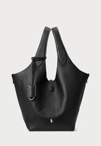 POLO PLAY LEATHER TOTE - Shopping Bag - black