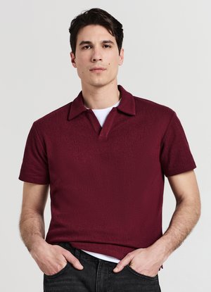 Calliope MISTO - Polo shirt - bordeaux
