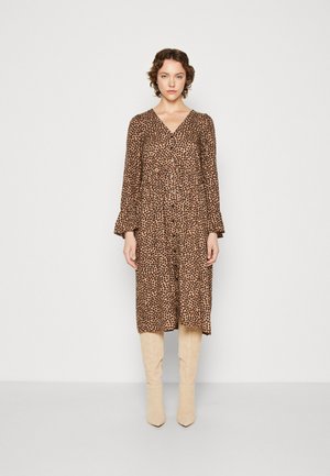 Monki Φόρεμα πουκάμισο - beige medium dusty