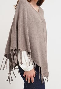 TOM TAILOR Poncho - taupe