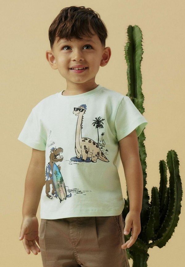 REGULAR FIT - T-Shirt print - honeydew