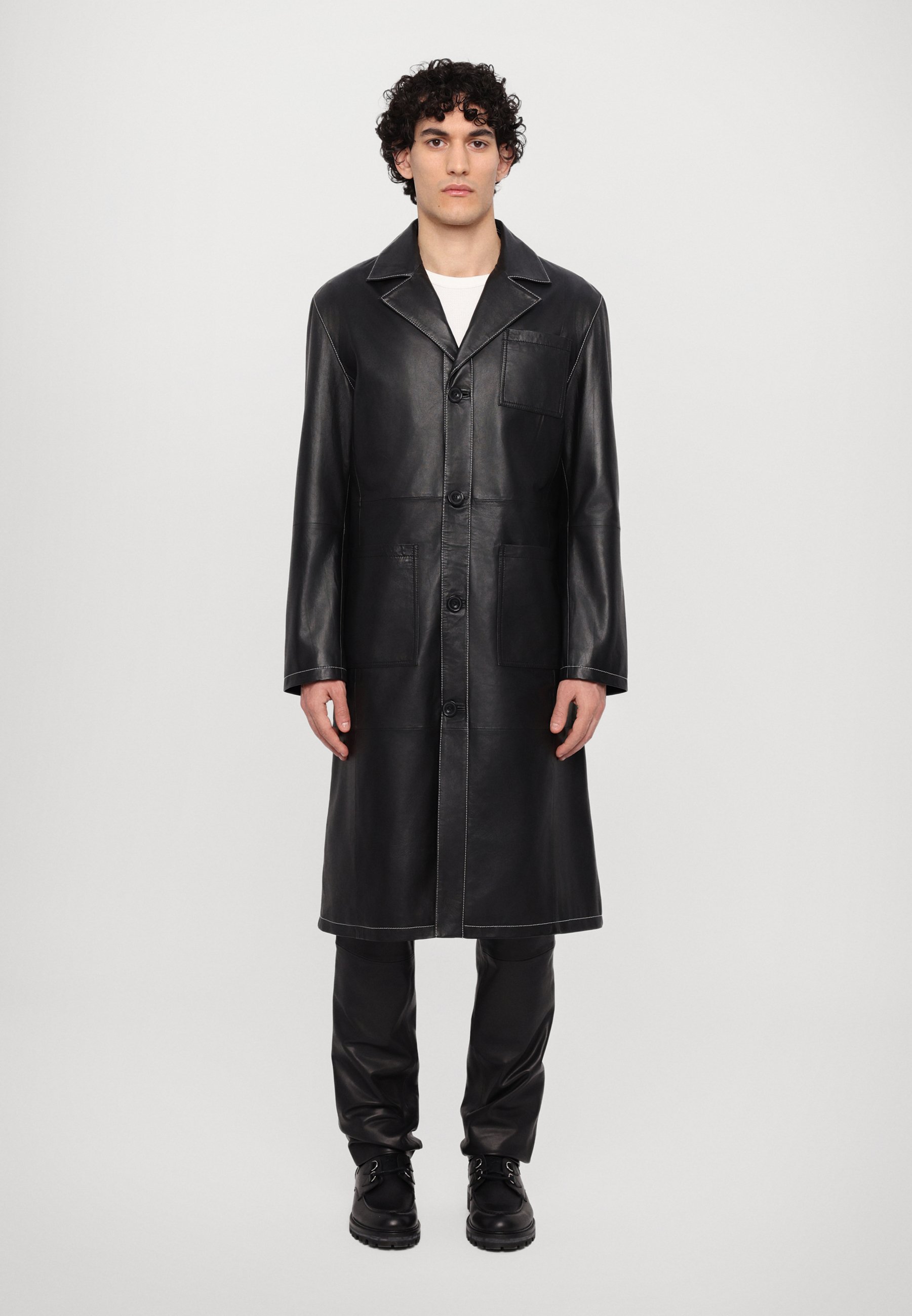 cappotto pelle uomo