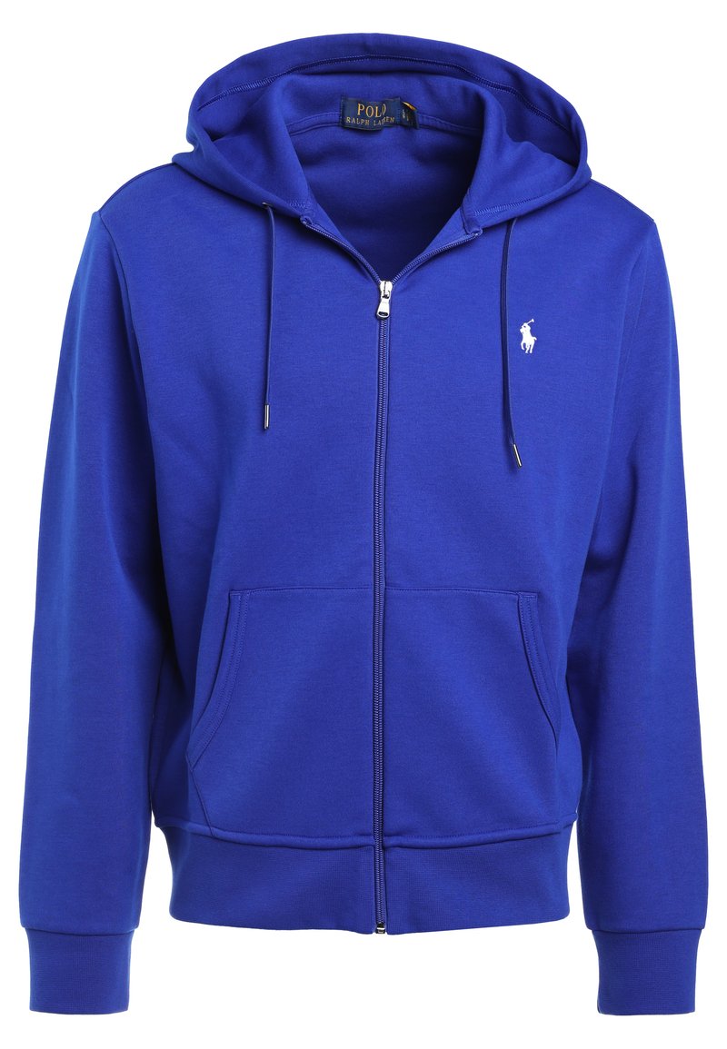 Polo Ralph Lauren DOUBLE-KNIT FULL-ZIP HOODIE - Zip-up sweatshirt - aviator  navy/royal blue - Zalando.ie
