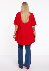 YOEK WITH SHORT SLEEVES - Tunika - red