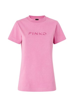 Pinko, T-shirt con stampa - rosa-q