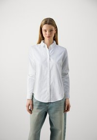 Gina Tricot - JESSIE SHIRT - Skjortebluser - white Miniaturebillede 1