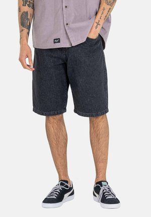SOLID - Jeans Shorts - s stone black
