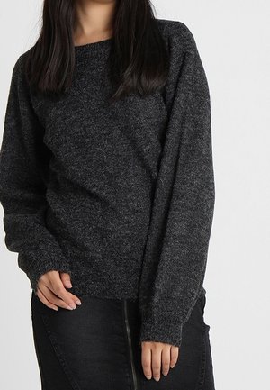 Object Maglione - mottled dark grey