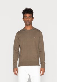 Tommy Hilfiger CREW NECK  - Camisola - faded military