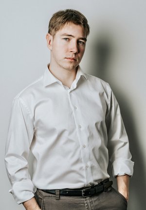 REGULAR FIT LONGER SLEEVE FORMAL ITALIAN COLLAR - Pluus - white