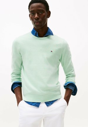 ESSENTIAL CREW NECK - Sweater - minty essence heather