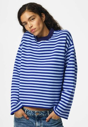 Pieces KNIT PCJASSY STRIPE - Pullover - bluing