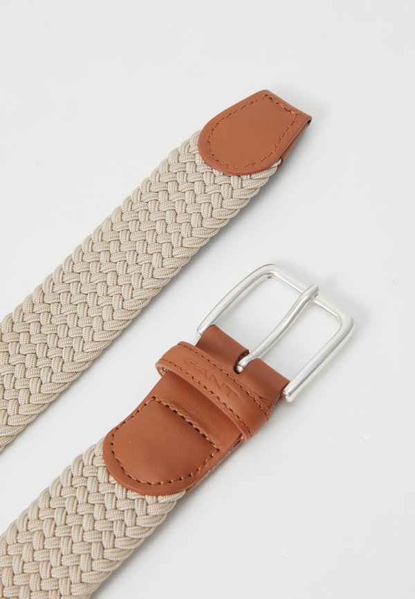 ELASTIC BRAIDED BELT UNISEX - Braided belt - dry sand3