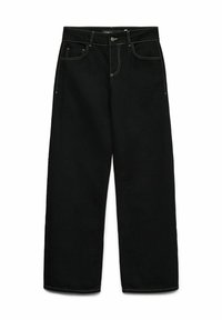 STRAIGHT-FIT RANCY MID RISE WEITER  - Džíny Relaxed Fit - black denim