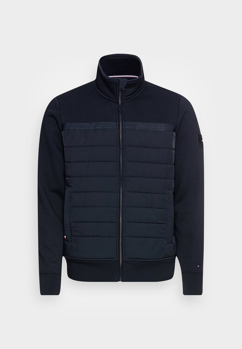 Tommy Hilfiger MIX MEDIA TAPE ZIP THROUGH Light jacket desert sky