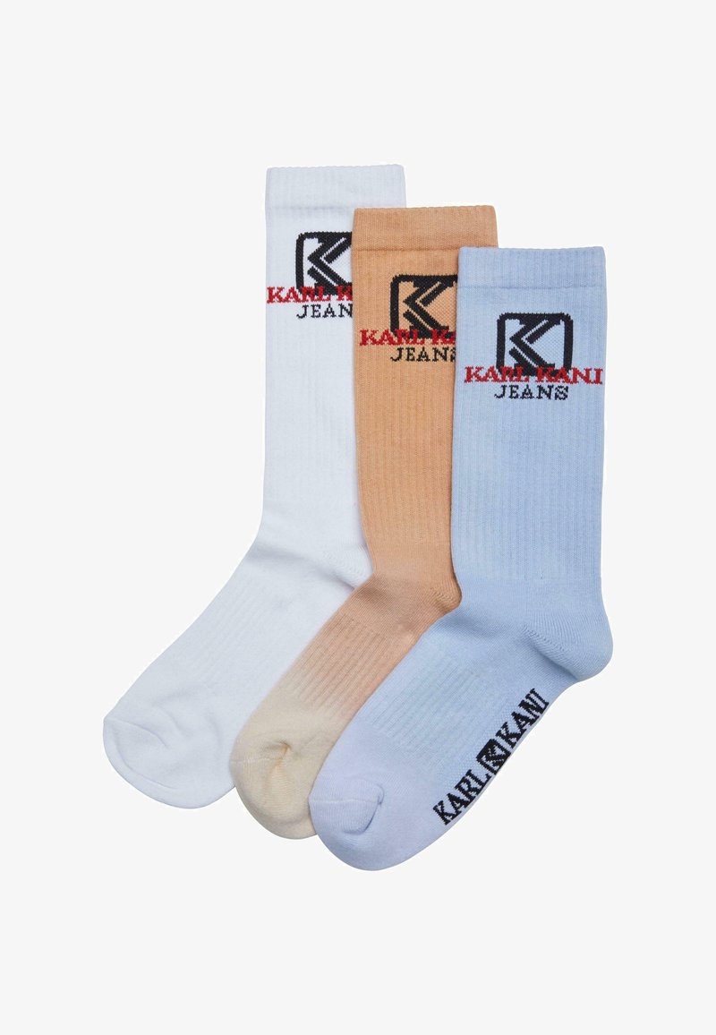 Karl Kani UNISEX GRADIENT 3-PACK - Zoknik - blue sand white