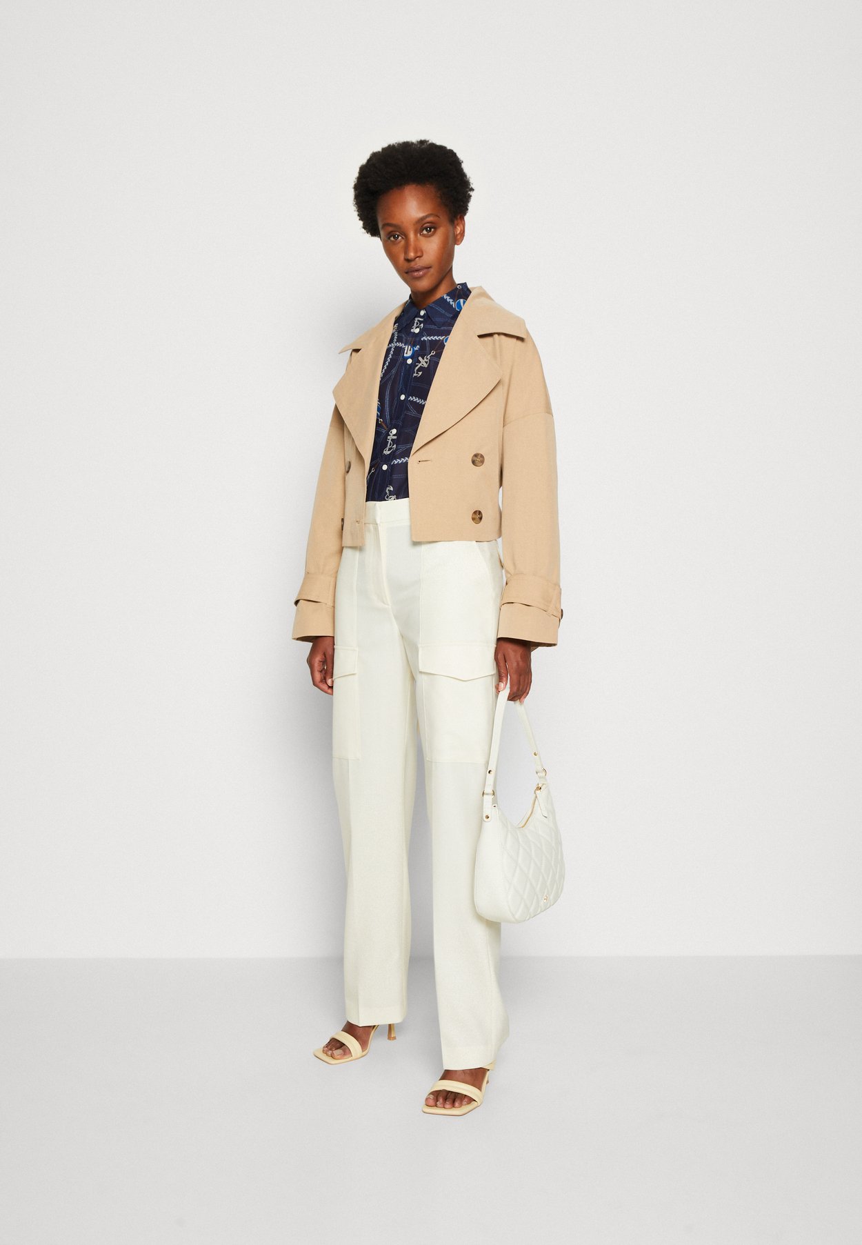 CROPPED TRENCH JACKET