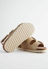 Next Sandaler - gold glitter
