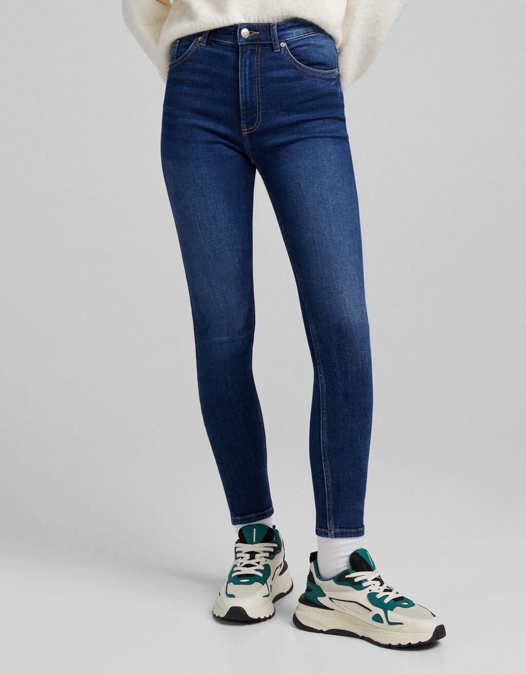 Bershka Jeans Skinny Fit - royal blue/blu reale - Zalando.it