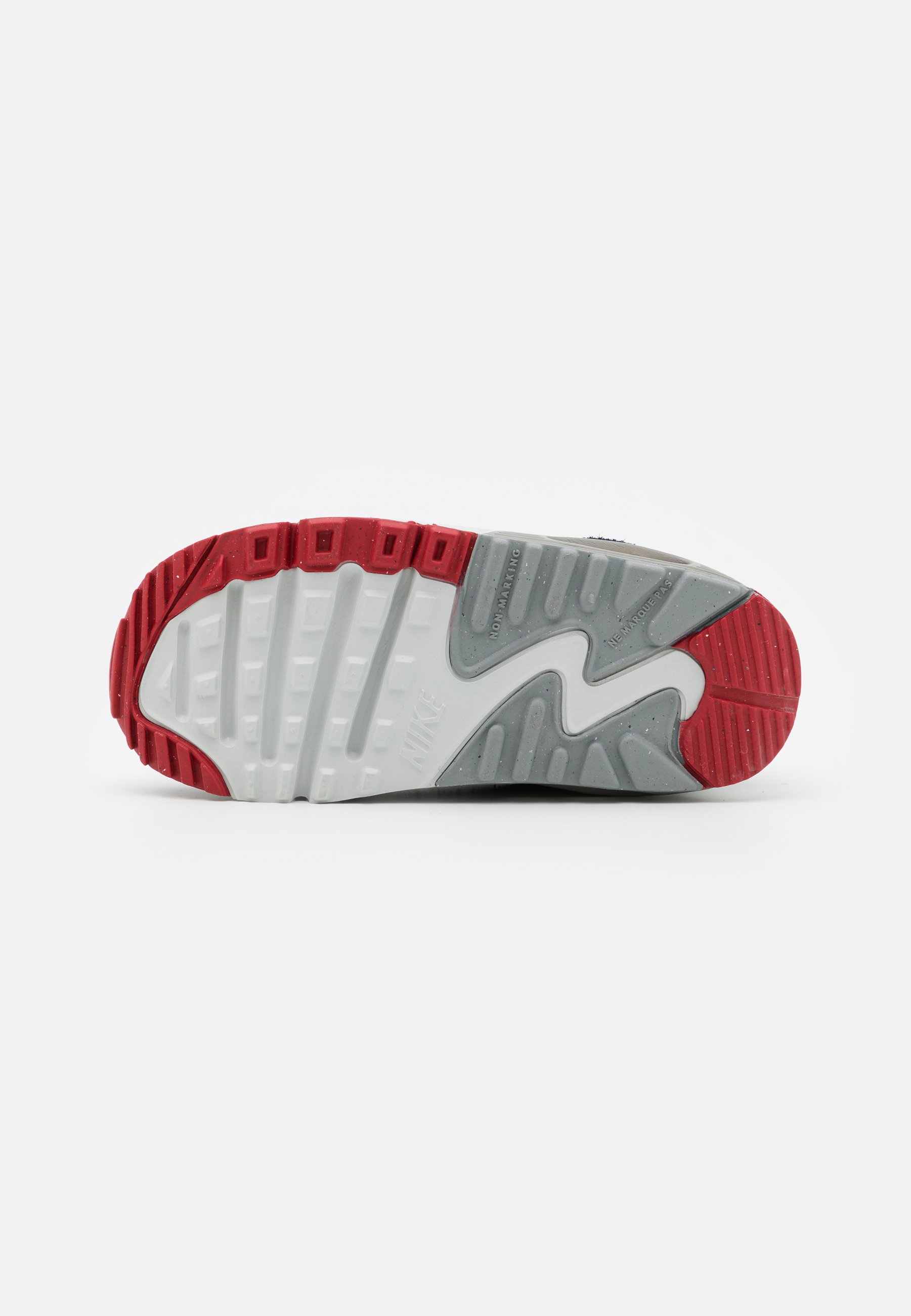 Nike Sportswear AIR MAX 90 UNISEX - Baskets basses - photon dust/particle  greyvarsity red/white/gris - ZALANDO.FR