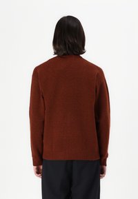 Jack & Jones JOROLLIE HALF ZIP - Pullover - dark brown