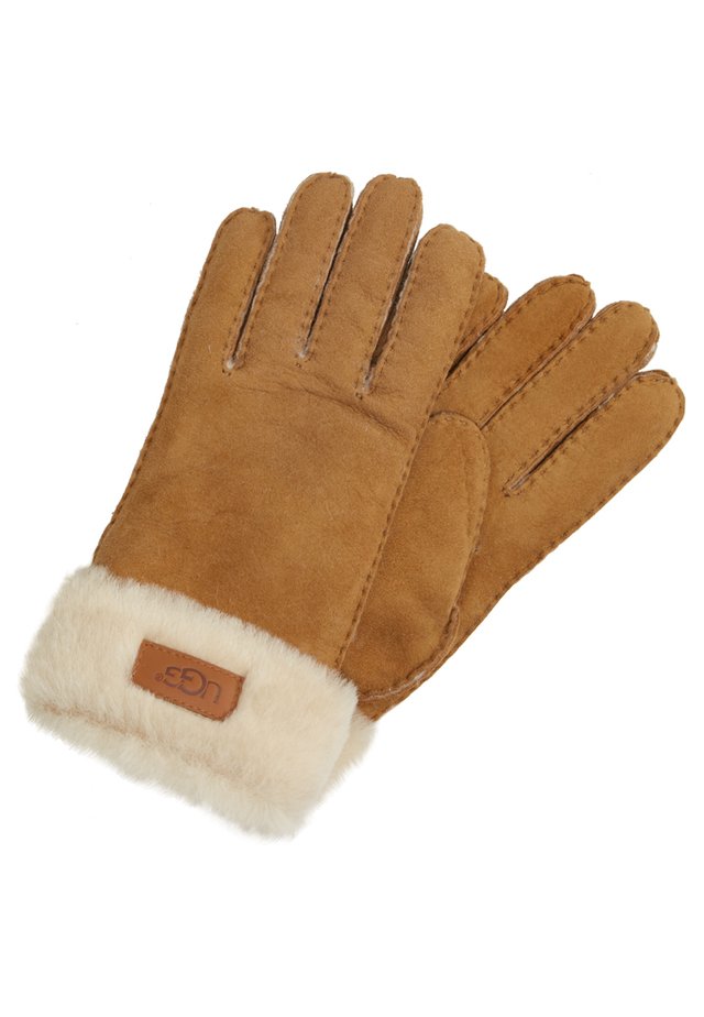 TURN CUFF GLOVE - Gants - chestnut