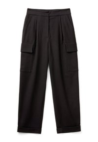 United Colors Of Benetton Pantalon Costume Femme Bleu Rayé (EU 42