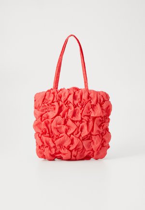 PARAKEET RUCHED MINI BAG - Handbag - red
