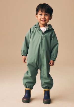 Next, 2 PACK - Regenanzug - navy khaki