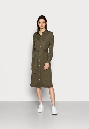 PCGEROMA MIDI SHIRT DRESS - Košilové šaty - sea turtle