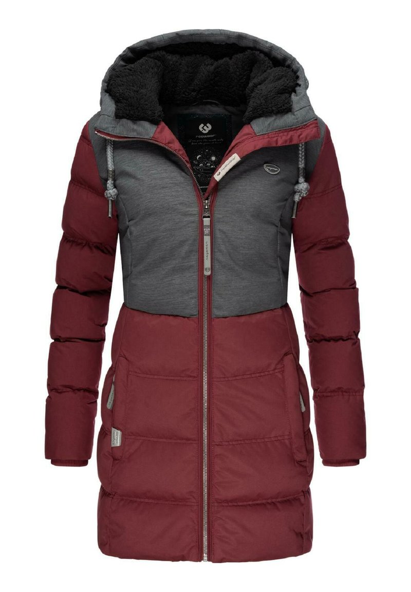 Ragwear ASHANI BLOCK INTL - Parka - wine red