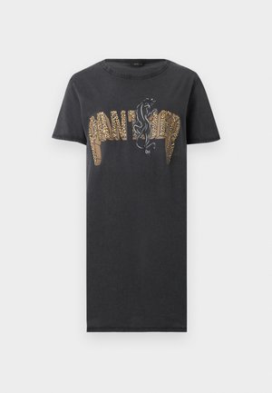 JDY, JDYELINA PRINT DRESS  - Robe en jersey - black/panther