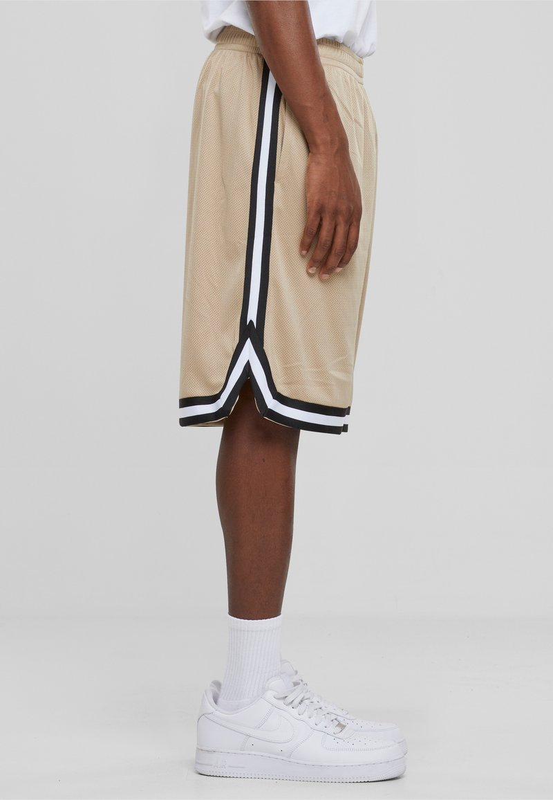 Urban Classics STRIPES  - Jogginghose - unionbeige black white
